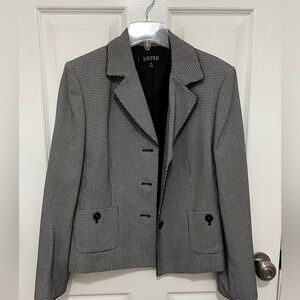 Kasper petite 10 blazer NWT houndstooth